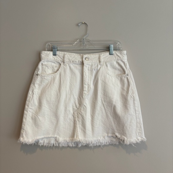 DL1961 Georgia White Denim Skirt Size 30 - Picture 1 of 5